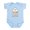 Sky Blue, variant on CafePress - Brain Freeze Body Suit - Baby Light Bodysuit, Size Newborn - 24 Months