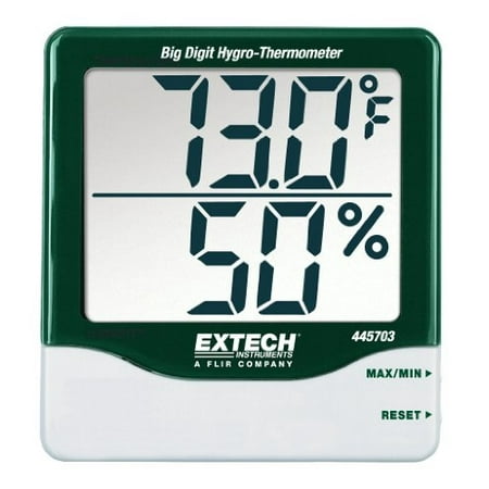 Extech 445703 Big Digit Hygro-Thermometer with