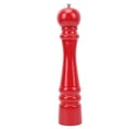 thumbnail image 1 of Molinillo de pimienta de madera profesional recargable Rotor de cerámica aspereza ajustable pimienta sal molinillo para cocina rojo, 1 of 10