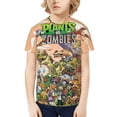 thumbnail image 4 of T-Shirt Imprimé Graphique 3d Plants Vs Zombies Garçons Filles Col Rond Manches Courtes, 4 of 7