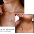 thumbnail image 4 of MomentWish 1 Carat Moissanite Necklaces for Women 925 Sterling Silver Anniversary Valentine's Day Gift for Wife Girlfriend, 4 of 9