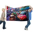 thumbnail image 2 of Rayo McQueen (Cars) Bandera impresa con temática, regalo perfecto para fanáticos, amigos y familiares, y adecuada para actividades al aire libre e interiores, decoraciones de fiesta. 120*180CM, 2 of 6