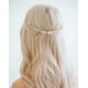 thumbnail image 5 of Peineta de boda para novia, accesorios para el cabello de novia plateados, tocado de diamantes de imitación para mujeres y niñas, 5 of 5