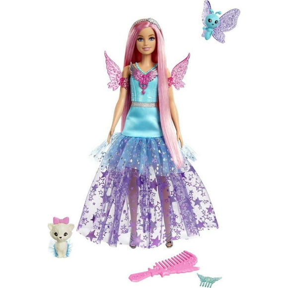 Barbie Doll with Two Fairytale Pets, Barbie “Malibu” from Barbie A Touch of Magic
