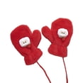 thumbnail image 2 of Knitted Cold Proof Plush Thickened Christmas Gloves, 2 of 4