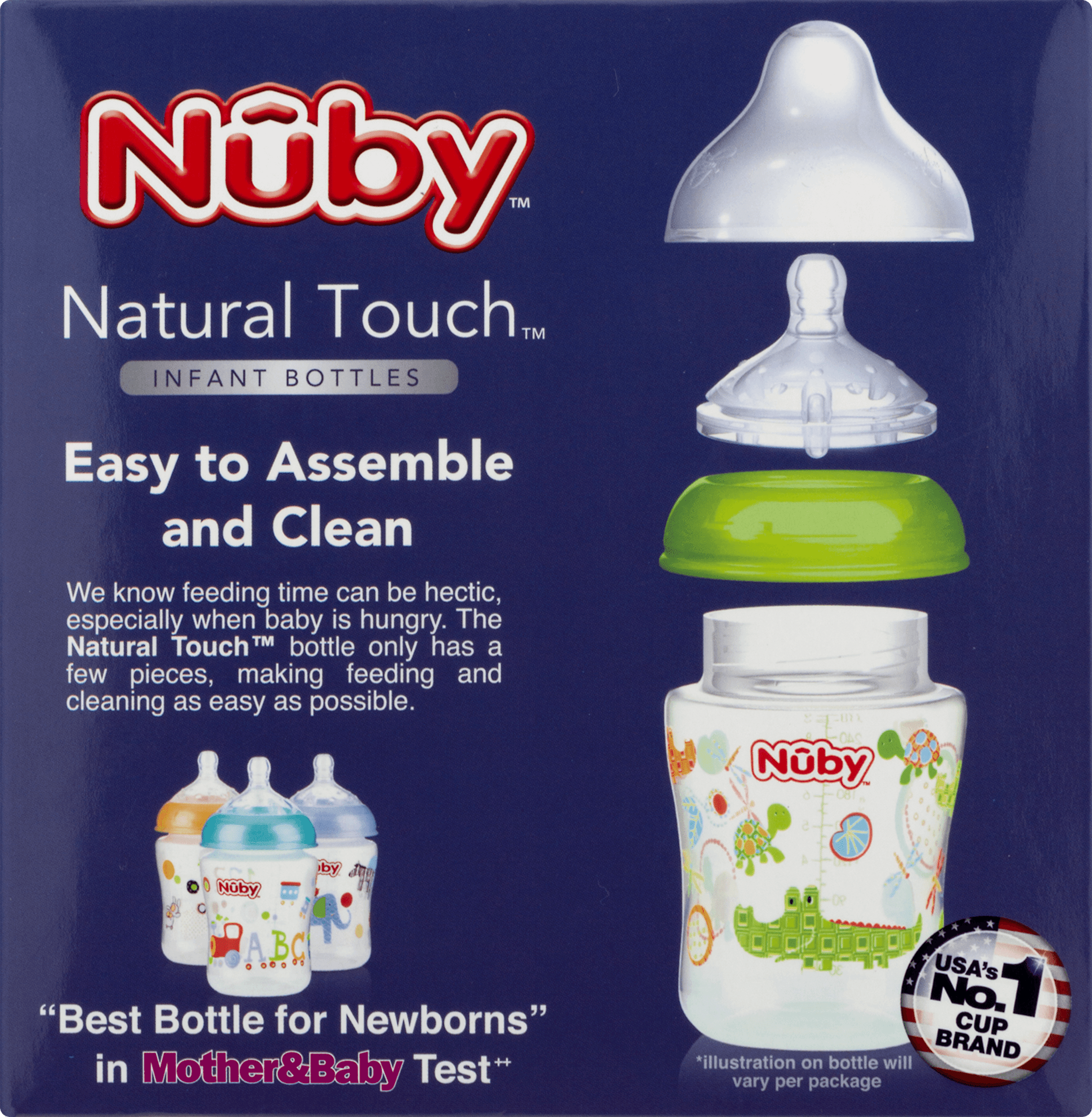 nuby natural touch bottle to cup