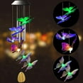 thumbnail image 4 of Solar Butterfly Bell And Wind Chime Lamp Led Garden Wind Chime Lamp, 4 of 5