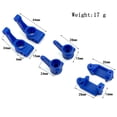 thumbnail image 3 of Riwcyla Metal Front Steering Knuckles C Hub Carrier Rear Axle Lock Out Set Replacement for Trax4 2WD VXL Remote Control Car Upgrade Parts, 3 of 6