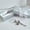 Sliver-Clear, variant on Crystal Glass Rose Flower Long Stem Wedding Gifts