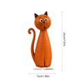 thumbnail image 3 of 3D Cat Figurine, Christmas Home Tabletop Decoration Statue, 3 of 6