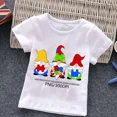 thumbnail image 3 of Camiseta blanca de algodón para niños y niñas con autismo, camisetas con dibujos de rompecabezas, ropa bonita de verano, camisetas de dinosaurios para niños pequeños, disfraces para niños, 3 of 5