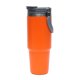 thumbnail image 1 of Botella de agua térmica de 890 ml, de acero inoxidable, portátil, para coche, con asa, para viajes, gimnasio y deportes., 1 of 12