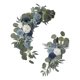 thumbnail image 1 of 2x Juego de flores para arco de boda Arreglo floral Guirnalda de hojas verdes Decoración para Azul, 1 of 9