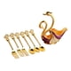 thumbnail image 4 of Soporte de base de cisne para cubiertos Violeta, 4 of 9
