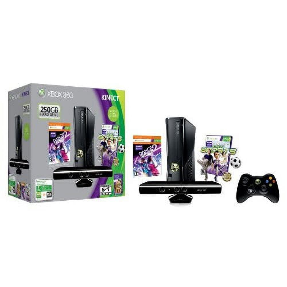 Microsoft Xbox 360 250GB with Kinect Holiday Value Bundle, Black