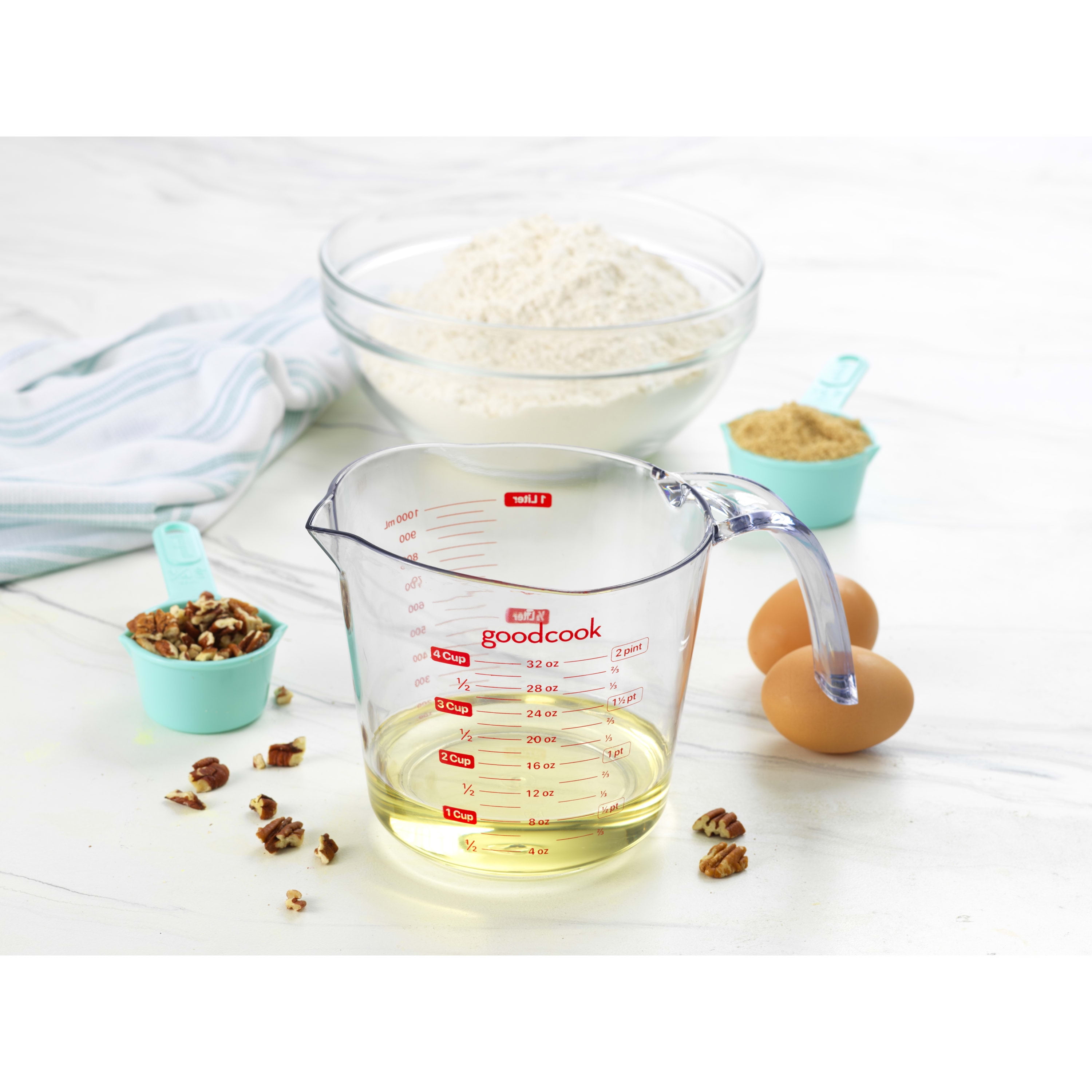 Measuring Cup, For Liquid, GoodCook, 4-Cups