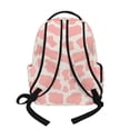 thumbnail image 2 of SCRAWLGOD Cow Print White Pink Kids Backpacks for Boys Girls, Bookbag with Multi Pockets for Preschool Elementary Middle School, Lightweight 17 Inch Backpacks, 2 of 7