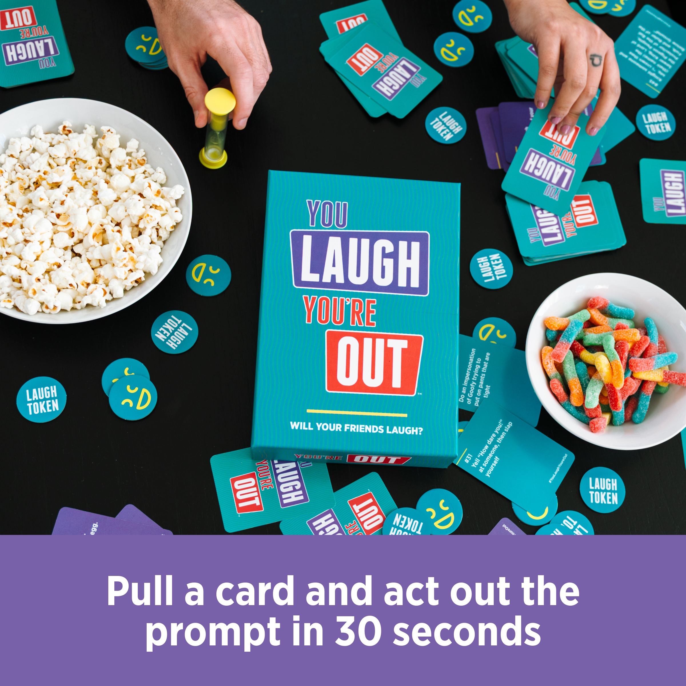 DSS Games You Laugh You're Out Family Party Card Game photo 6