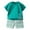 C-3984Green, variant on Boys Summer Outfits 2PCS Sets Short Sleeve Casual Play Clothes For Toddler Kids Comfortable Breathable Daily Wear Breathable Wear, 6-7 Years