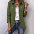 thumbnail image 2 of Naotn Open‑Front Ruffled Lapel Collar Jacket for Women Fall Trendy Casual Long Sleeve Button Down Outerwear, 2 of 10