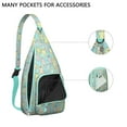 thumbnail image 4 of Owl Pattern Travel Sling Bag - Fashionable Crossbody Backpack with USB Charging Port, Perfect for Tech Essentials, 4 of 4