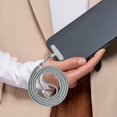 thumbnail image 6 of Phone Lanyard Nylon Adjustable Phone Neck Strap for Cycling Hiking Women Men Light Gray, 6 of 8