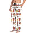 thumbnail image 6 of Cartoon Owls Mens Pajama Pants Cotton Elastic Waistband Lounge Sleep Pajama Bottoms Pj with Pocket, 6 of 7