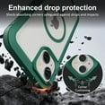 thumbnail image 2 of for iPhone 13 /iPhone 14 Case, Compatible with MagSafe, Heavy Duty Shockproof Protection Phone Cases, Double Layer Transparent Magnetic Protective Cover for iPhone 13/iPhone 14, 6.1 inch, Green, 2 of 6