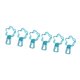thumbnail image 1 of Lindos clips para carpetas, 100 piezas Lindos clips de papel con forma de flores para carpetas Clips para carpetas Integración perfecta, 1 of 12