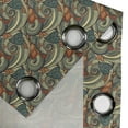 thumbnail image 4 of Ambesonne Ethnic Grommet Curtain, Contrast Vivid Tones, 50" x 96", Avocado Green, 4 of 6