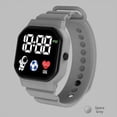 thumbnail image 5 of Naierhg C3-12 Electronic Watch Luminous Life Waterproof Square Dial LED Spaceman Sports Men Women Digital Watch for Student, 5 of 8