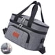 thumbnail image 4 of Wosthever Bolsa de almuerzo portátil Camping Picnic Refrigerador aislado de gran capacidad Comida Bebida Botella de leche Bolsa Cierre de Kits de desorden para acampar, 4 of 6