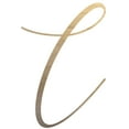 thumbnail image 1 of Unfinished Wood Letter L, Craft Alphabet 6'' Tall Wooden Letter Wall Décor, Bellany Script Font, 1 of 3