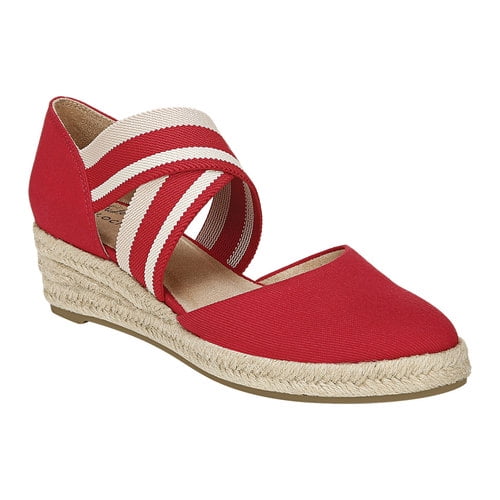 lifestride espadrille wedges closed toe