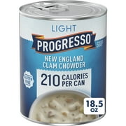 Progresso Light, New England Clam Chowder Soup, Gluten Free, 18.5 oz.