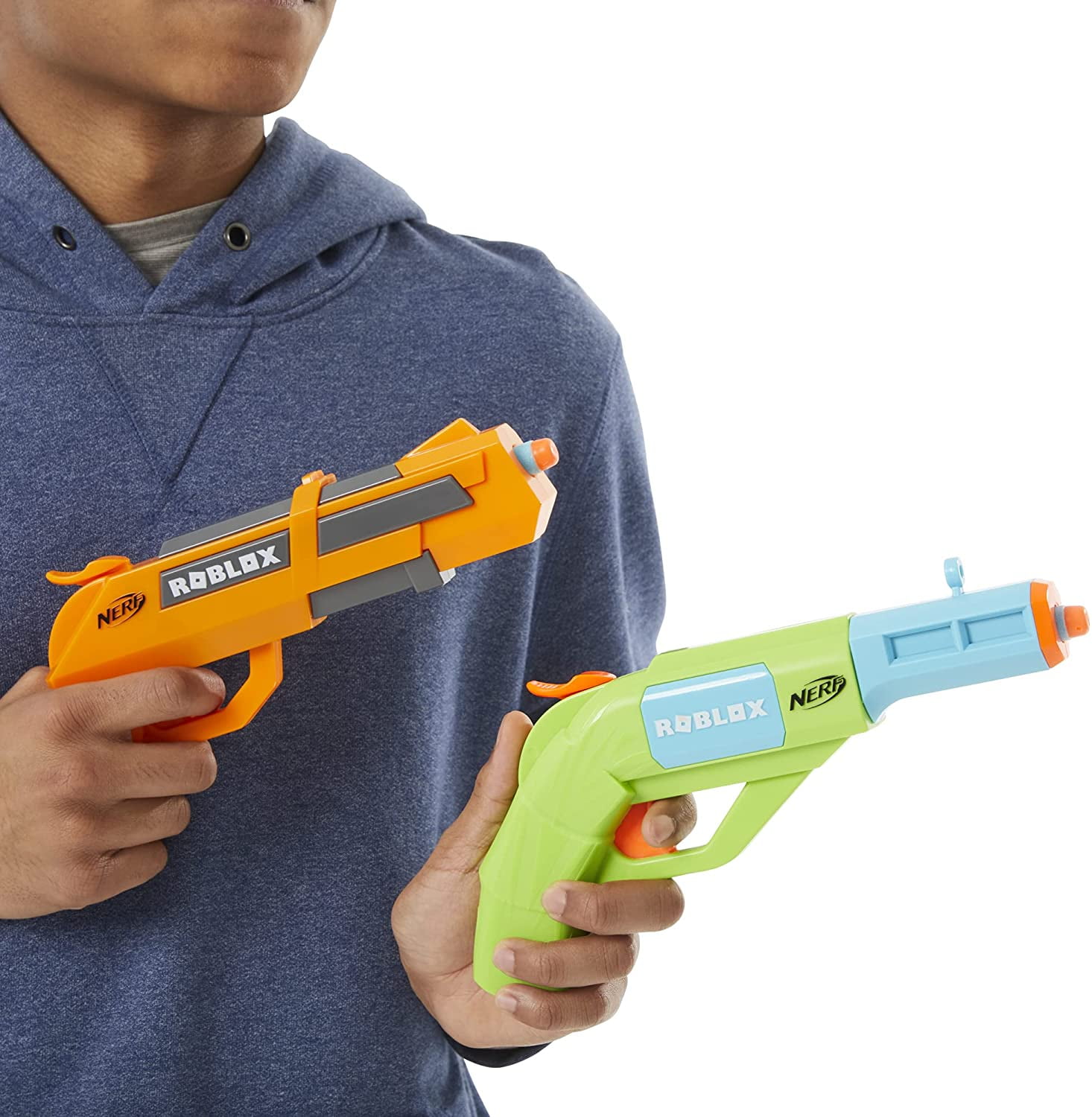 2 NERF Roblox Jailbreak Armory Includes 4 Hammer Action Blasters