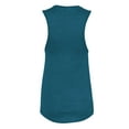 thumbnail image 3 of BELLA + CANVAS - Women's Jersey Muscle Tank - 6003 - Heather Deep Teal - Size: S, 3 of 5