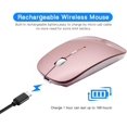 thumbnail image 5 of Souris Bluetooth Rechargeable Sans Fil pour MacBook Pro, Souris Sans Fil Bluetooth pour Ordinateur Portable PC, 5 of 5