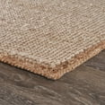 thumbnail image 4 of LR Home Natalie Pria Tan/Off-White Grid Transitional Jute Blend Area Rug, 5' x 7'9", 4 of 6