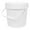 White, variant on 5L Plastic Bucket with Lid and Iron Handle, 5L Plastic Bucket with Lid 5 Liter Sealed Round Container with Handle for Paint and Industrial Storage, Plastic Bucket*1
