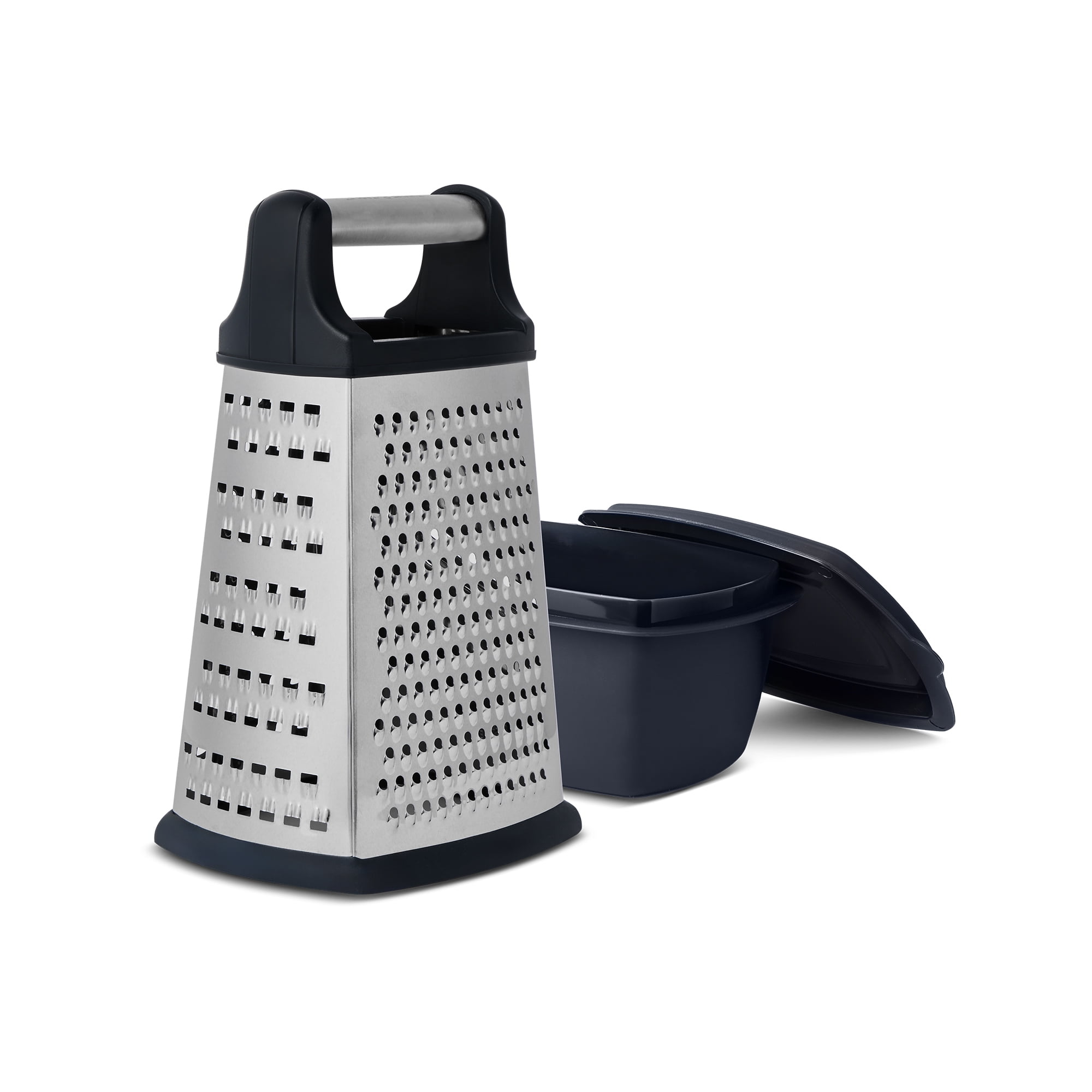 Farberware Slim Box Grater, 4 Blades, Stainless Steel, 1 Cup