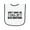 White and Navy, variant on Inktastic Don't Make Me Call My Big Brother Baby Terry Cloth Bib