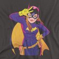thumbnail image 2 of Batman Batgirl Moves Women's T Shirt, Charcoal, 2X-Large, 2 of 6