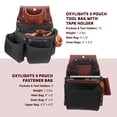 thumbnail image 4 of Cinturón para herramientas Occidental Leather OxyLights Framer XL, negro, 4 of 6