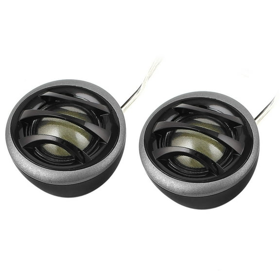 Unique Bargains 1Pair 2" 150W Micro Dome Car Audio Tweeters Speakers Black Gray