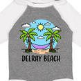 thumbnail image 4 of Inktastic Summer Vacation in Delray Beach Boys or Girls Long Sleeve Baby Bodysuit, 4 of 5