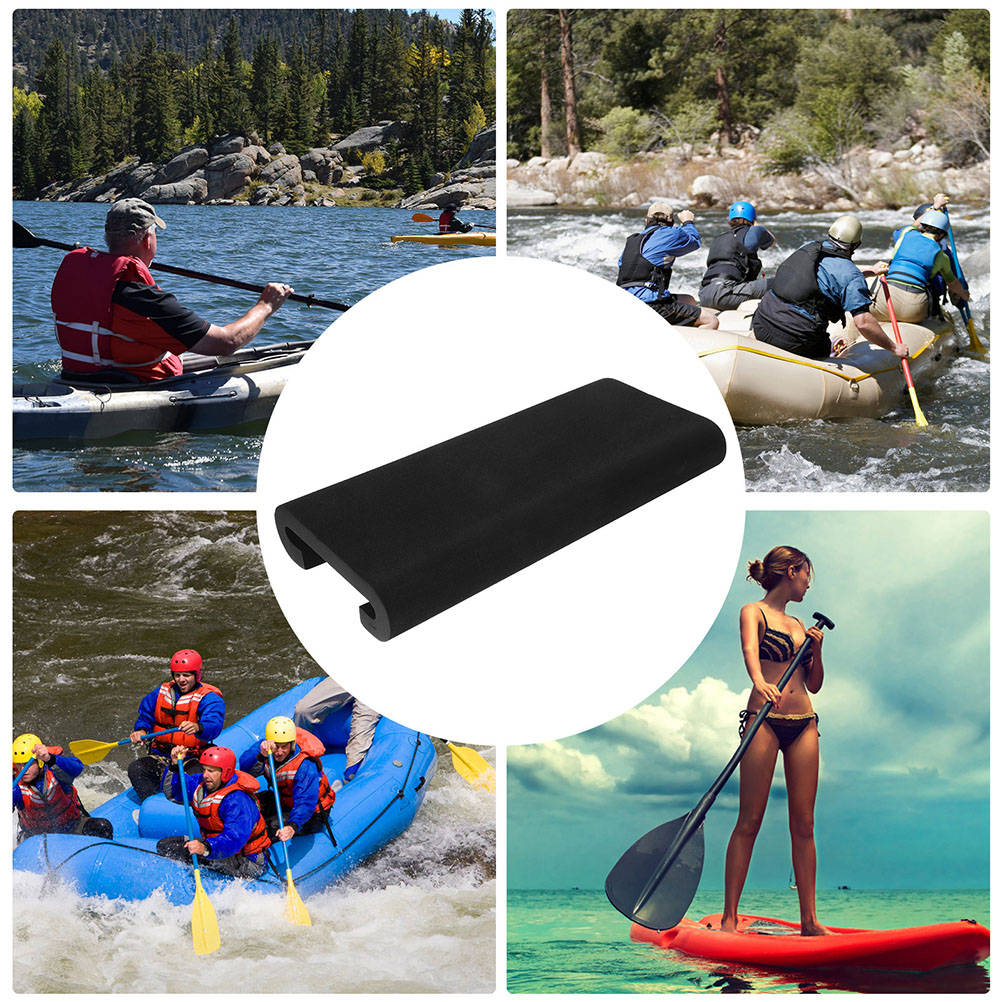 BESTYASH 3-Pack Breathable EVA Kayak Seat Cushions Black for Dragon Boat Training and Water Sports Comfort