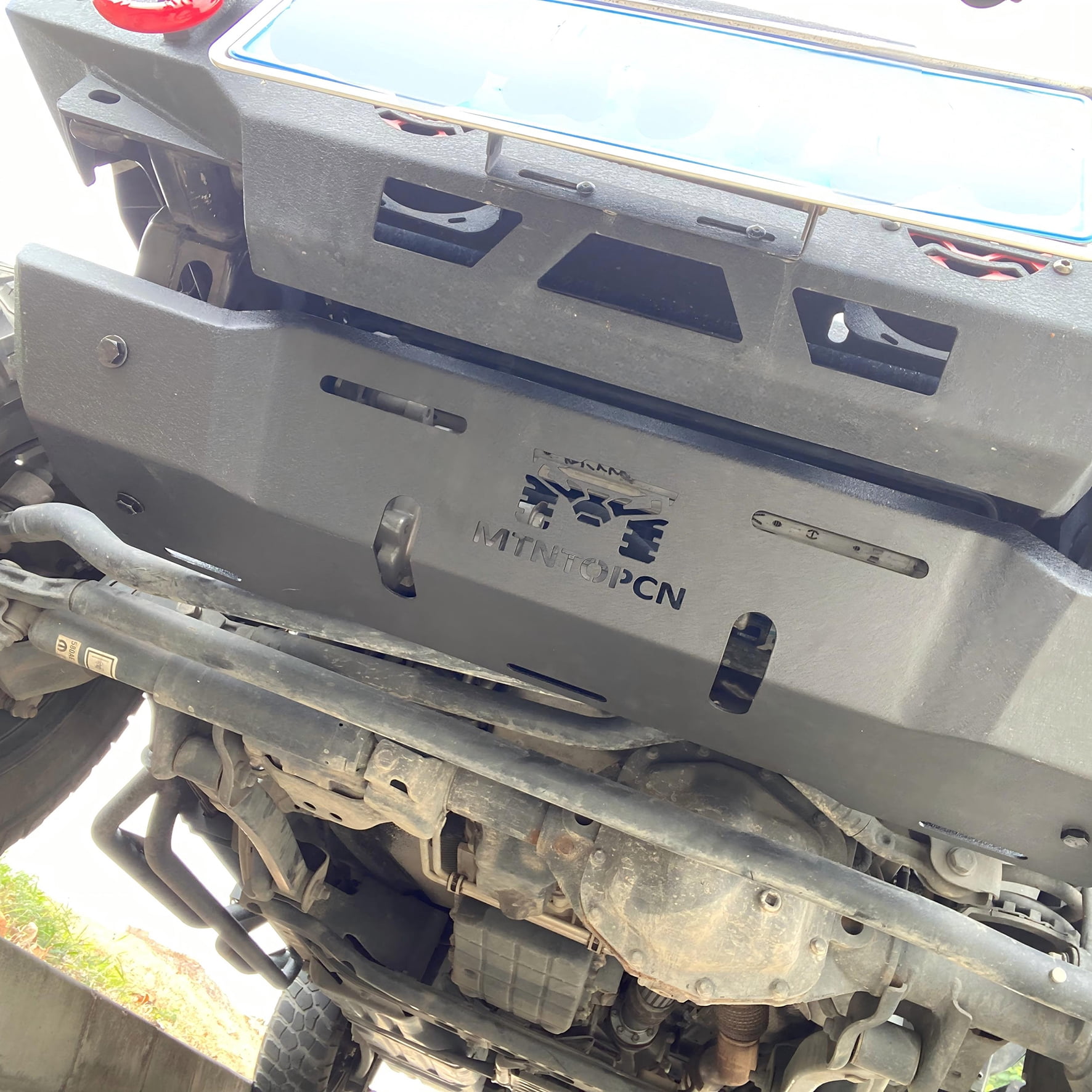 MTNTOPCN Aluminum Skid Plate for 2018-2026 Jeep Wrangler JL JLU & 2020-2026 Jeep Gladiator