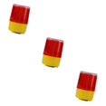 thumbnail image 4 of ZheElen Polyvalent Solaire LED Rond Avertissement Lumière Multi-Usages Alarme de Circulation Flash Type A 3Set, 4 of 6
