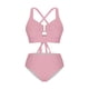 thumbnail image 5 of Conjunto de bikini tankini de color liso para mujer con parte superior y braguita de corte alto. Traje de baño de dos piezas para mujer. Trajes de baño tankini para mujer. Trajes de baño de 2 piezas p, 5 of 9